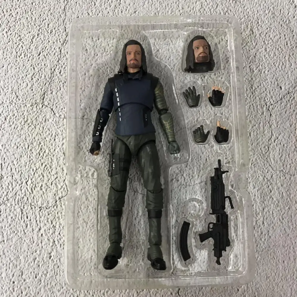 Персонаж Фильма 16 см SHF Бесконечная война баки Барнс душа лимит кукла действие