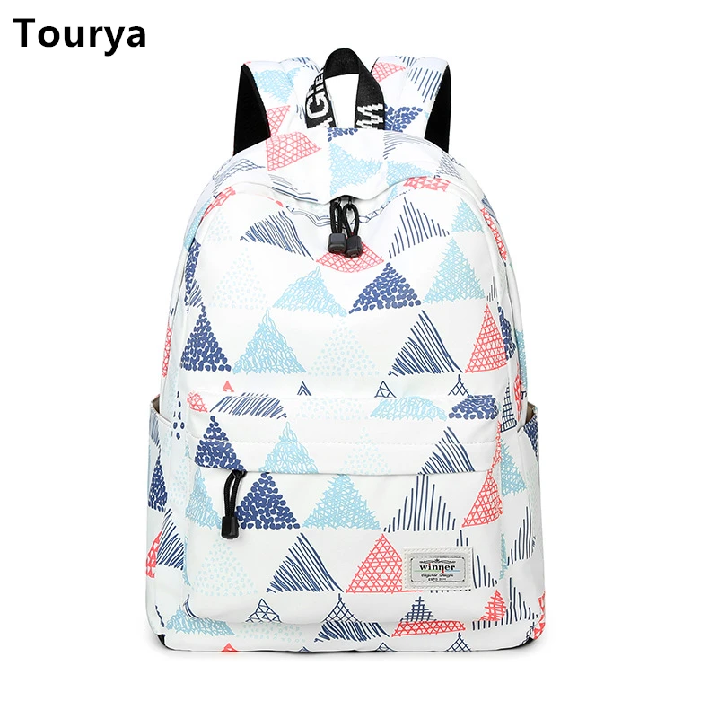 Tourya Повседневное Для женщин рюкзак плеча школьные рюкзаки сумка для подростков