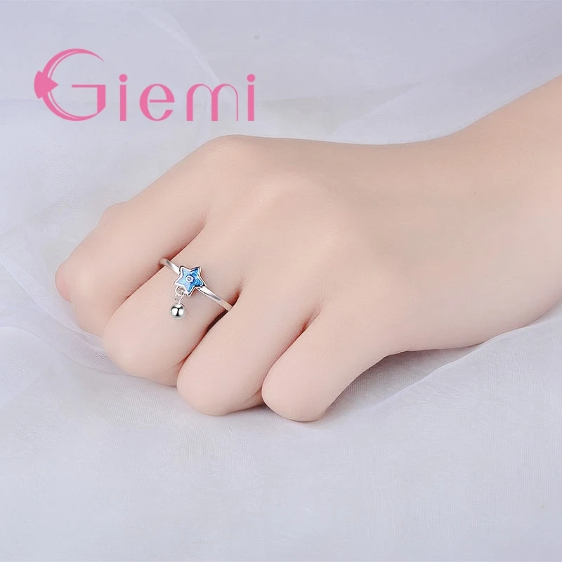 Супер трендовые Регулируемые кольца на палец из стерлингового серебра 925 пробы