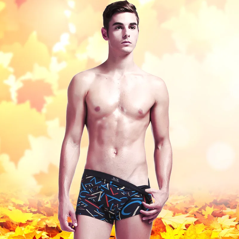 2018 Real Sale Underwear 5pcs\lot Boxer Shorts Mens Cotton Calzoncillos Breathbale Boxers Male Print Panties Plus Size L-3XL