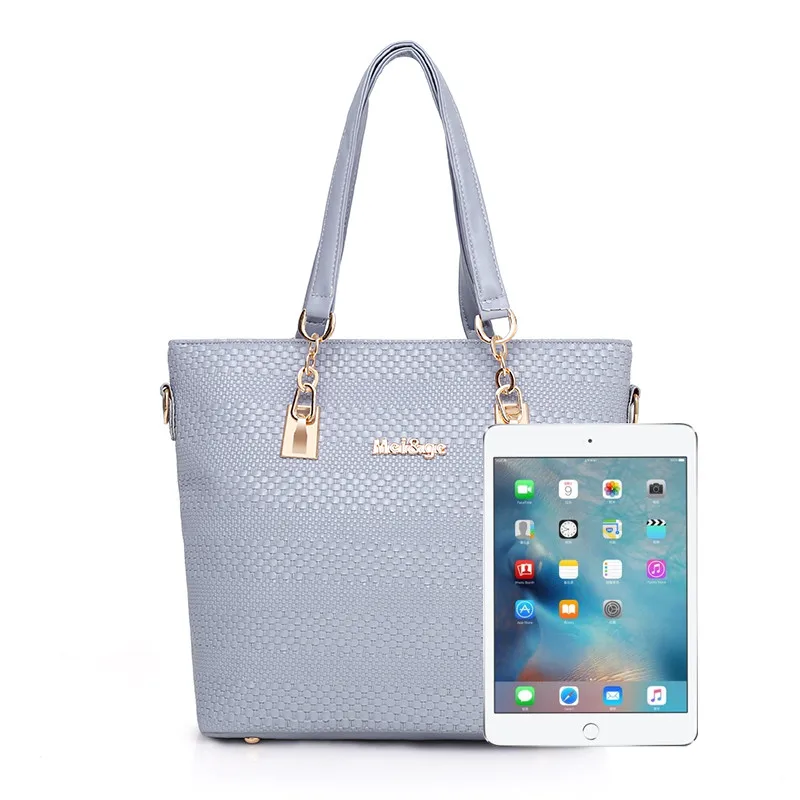 Набор из 6 предметов с тиснением хит продаж женские Сумки искусственной кожи