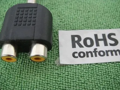 1/4 &quotTRS to RCA Женский стерео переходник для гитары педаль эффект выход 3 шт|trs rca|trs