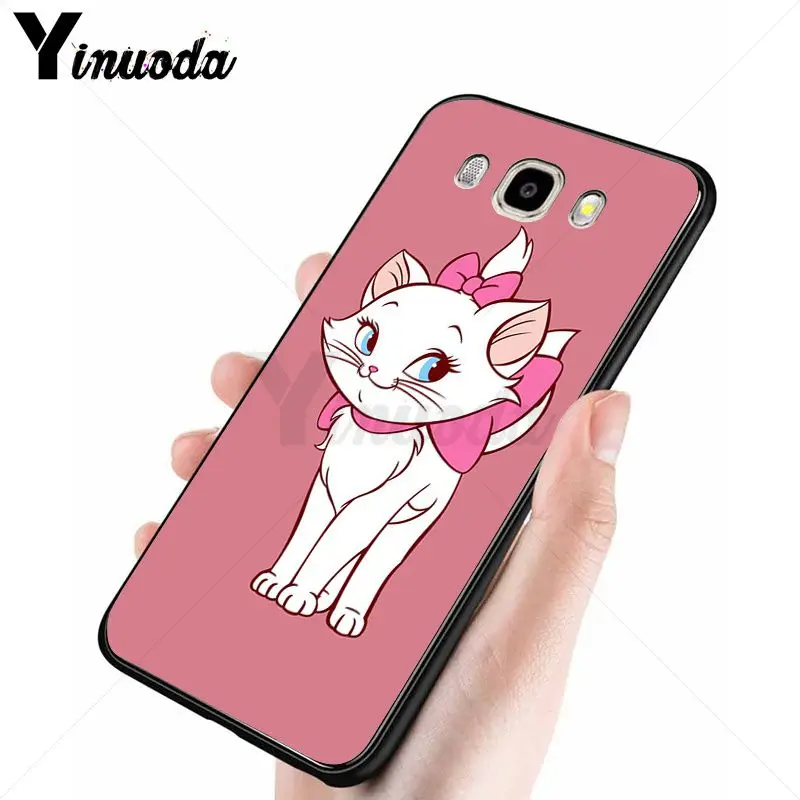 Yinuoda розовый marie aristocats Мягкий силиконовый чехол для телефона Samsung Galaxy j6plus j7 prime j8 j2