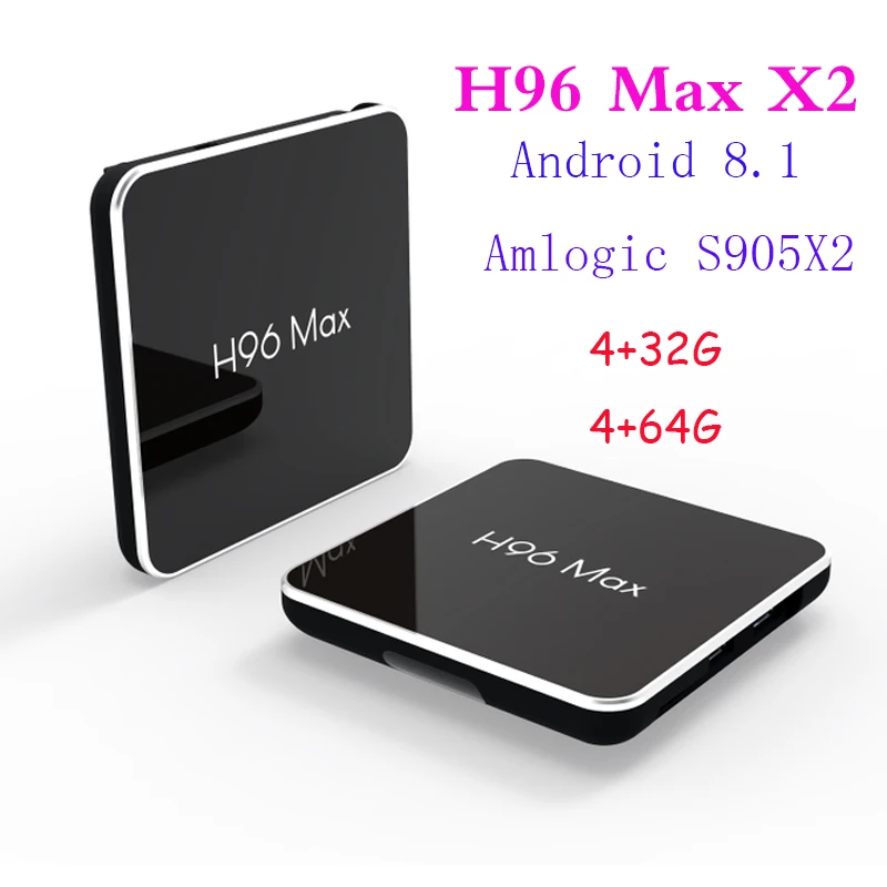 Приставка Смарт ТВ H96 Max X2 Android 2019 4 + 64 ГБ 8 1 P H.265 4K|ТВ-приставки и медиаплееры| |