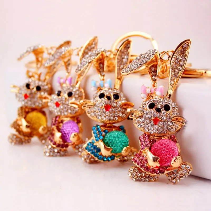 Новое поступление милые животные кролик брелок и кулон Для женщин Мода Стиль 2018