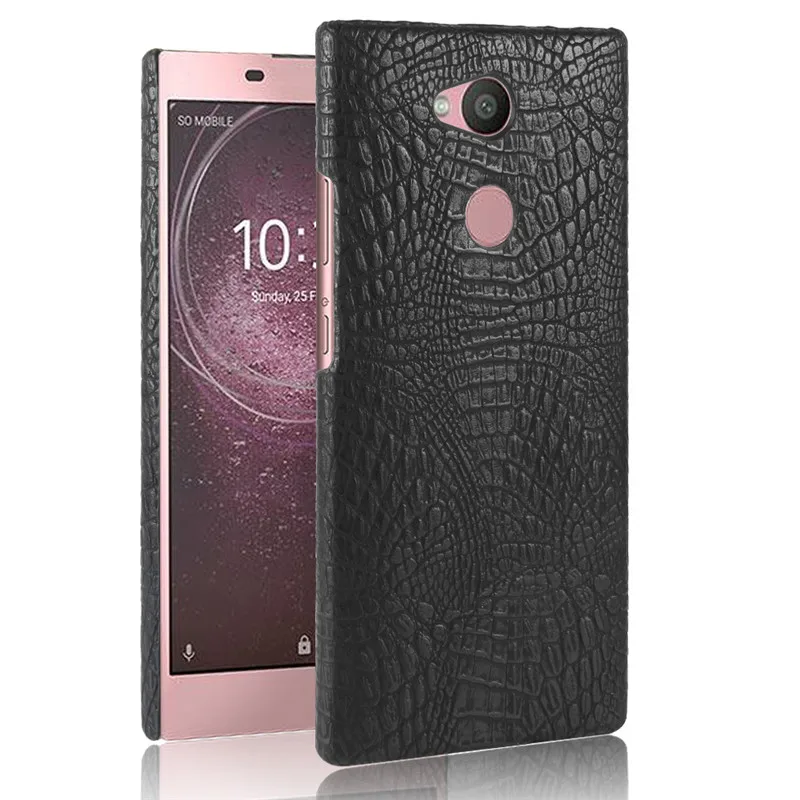 Для Sony Xperia L2 чехол жесткий для телефона из искусственной кожи L 2 H3311 H3321 H4311 H4331