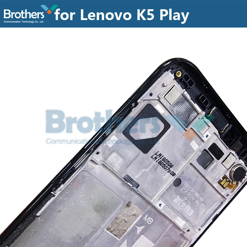 Передняя рамка для Lenovo K5 Play Восстановленный оригинальный передний корпус L38011