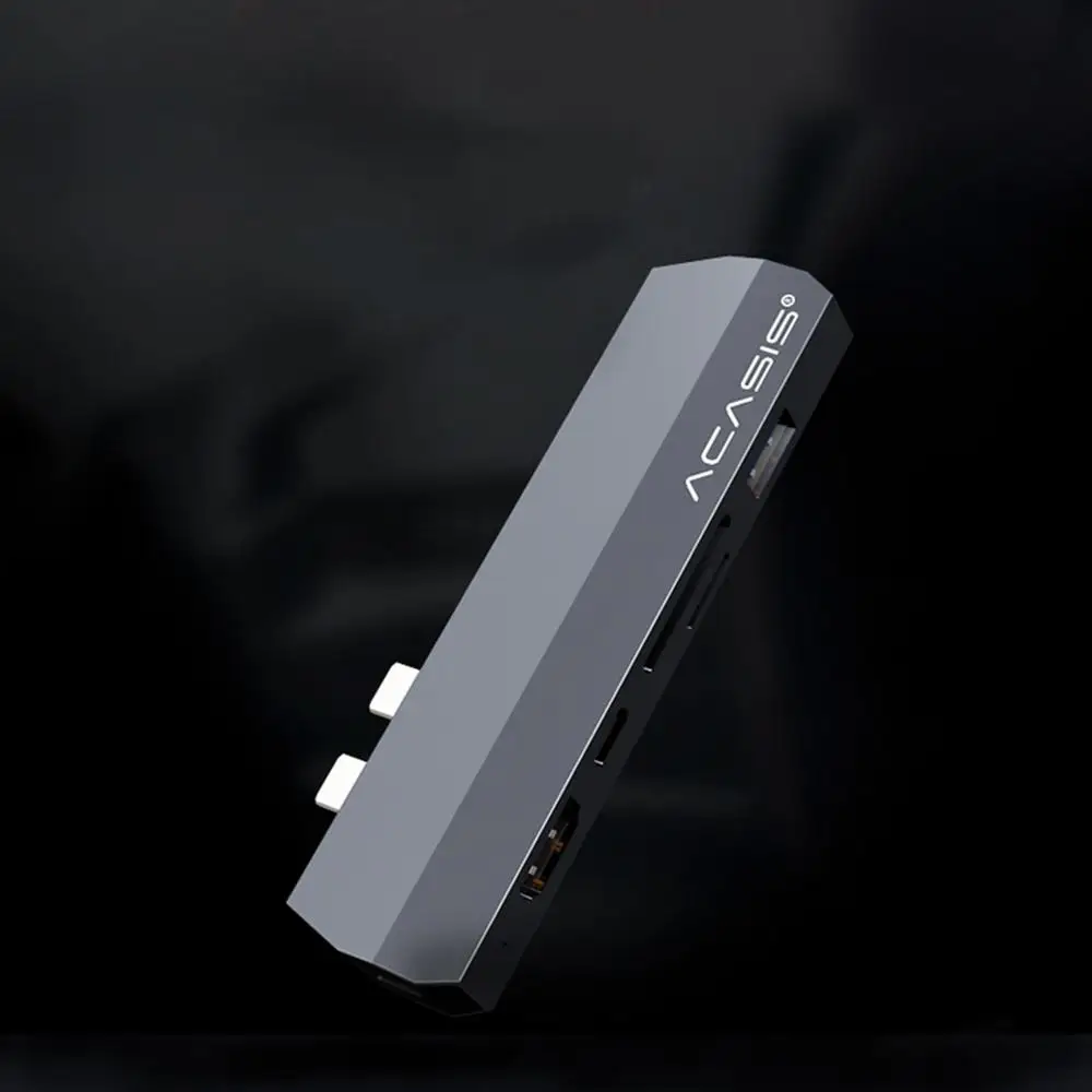 Алюминиевый адаптер 7 в 1 Type C для HDMI Micro TF Card Reader Macbook Pro Samsung Galaxy S9/S8 Huawei P20 USB 3 0