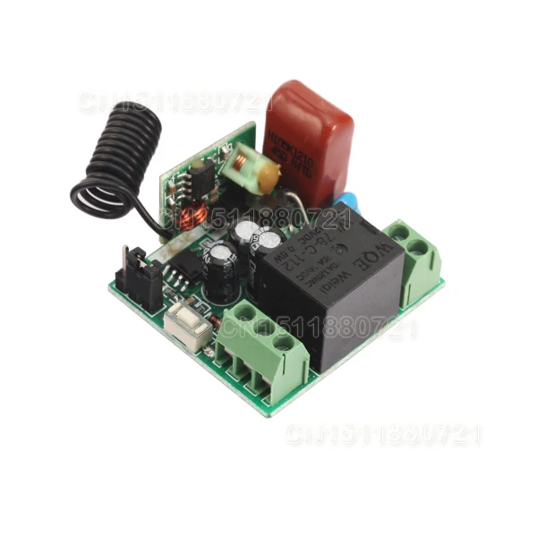 Беспроводной Радиоуправляемый выключатель мини-светильник 220 В 1CH для лампы