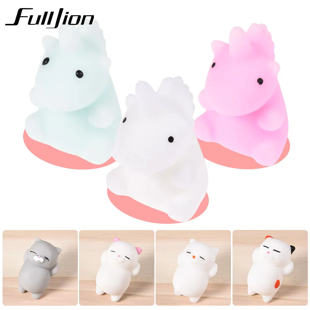 Fulljion мягкий Кот Единорог слизи развлечения снятие стресса игрушки для детей