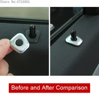 abs matte chrome car door lock cover trim stickers car accessories for bmw x1 f48 2016 2018 x2 f47 2018