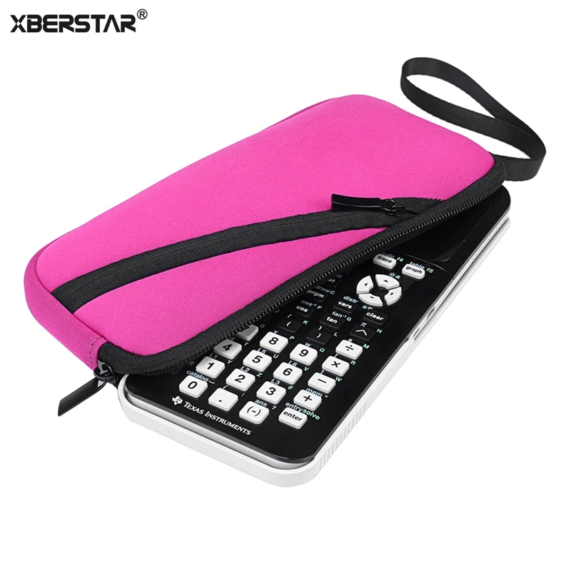 XBERSTAR Soft Carrying Pouch Sleeve Case For Texas Instruments TI-84 83 89 Plus TI-Nspire CX/CX CAS Graphing Calculator Bag |