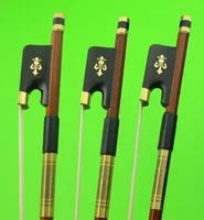 3pcs new high quality brazilwood cello bows 44 full size ebony frog