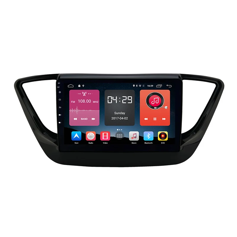 Автомобильный dvd-плеер для Hyundai Verna 2016 с навигацией GPS Bluetooth Радио iPod usb Бесплатная