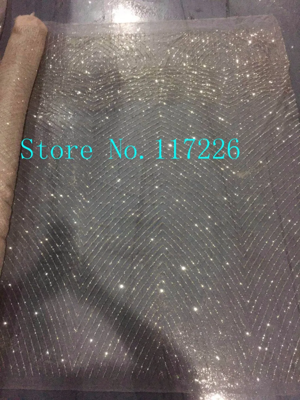 

hot selling JRB-1148 french net lace fabric sparkly glued glitter african Tulle lace for party dress
