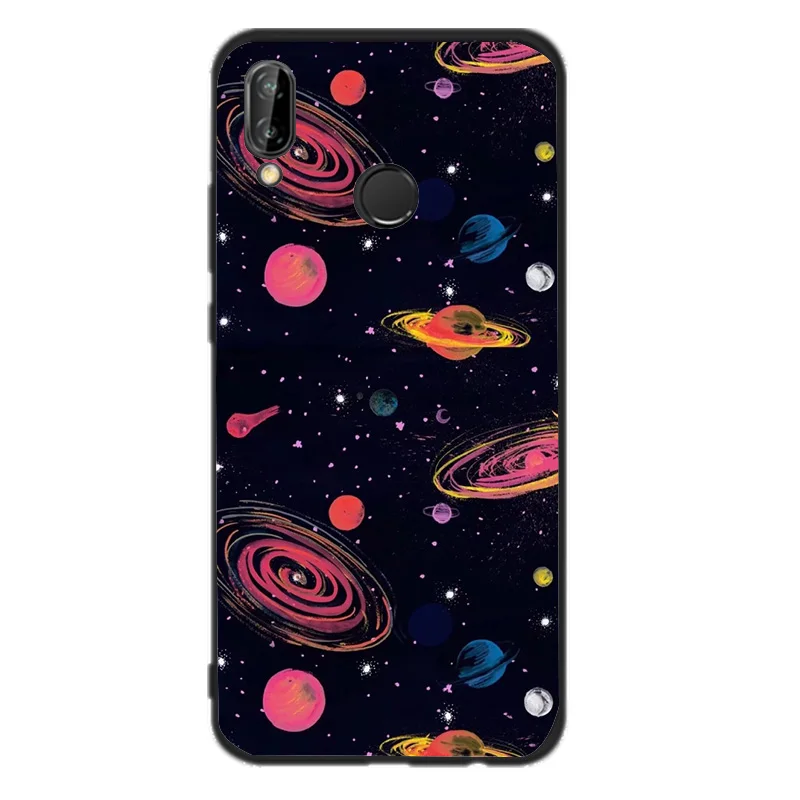 3D Planet Star Soft TPU Edge Case Funda For Huawei Enjoy 5 P9 Lite Mini P20 Mate 10 Luxury Space Phone Capa Shell |