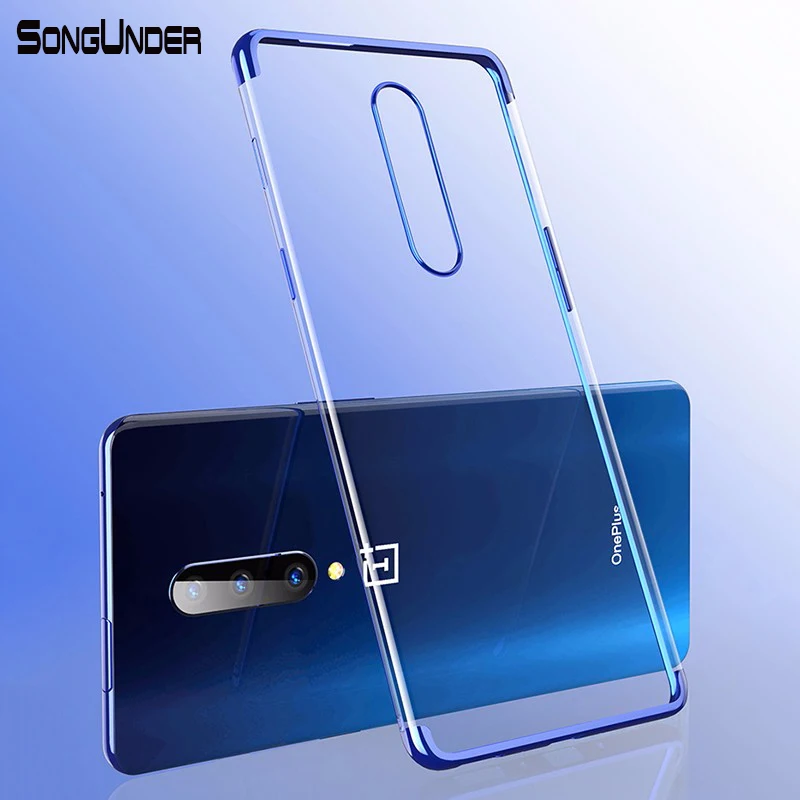 Чехол для Oneplus 7 Pro Роскошный прозрачный мягкий силиконовый чехол One Plus Oneplus7 6T 6