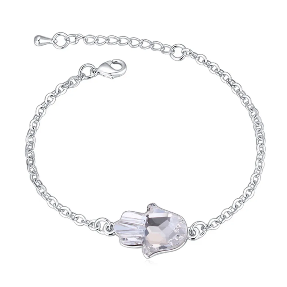 Новое поступление 2019 очаровательный ручной браслет Фатима с кристаллами Swarovski