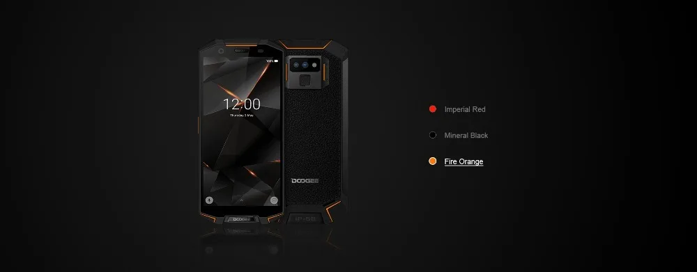 DOOGEE S70 6 ГБ 64GM смартфон 5,9" IP68 IP69K водонепроницаемый Восьмиядерный процессор Helio P23 Android 8,1 игровой телефон беспроводной NFC 5500 мАч