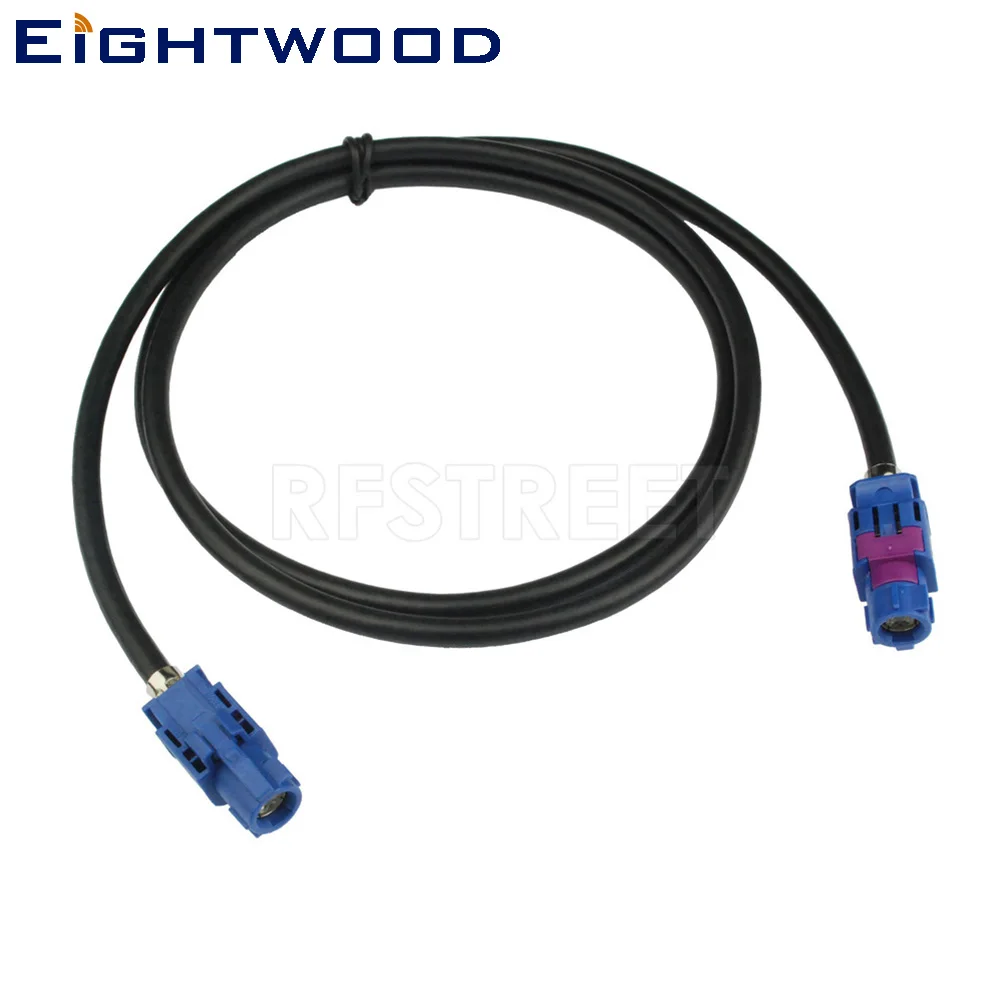 

Eightwood FAKRA HSD C Signal Blue LVDS 120cm Shielded Dacar 535 4-Core Coaxial Cable New Vehicle High-speed Transmission