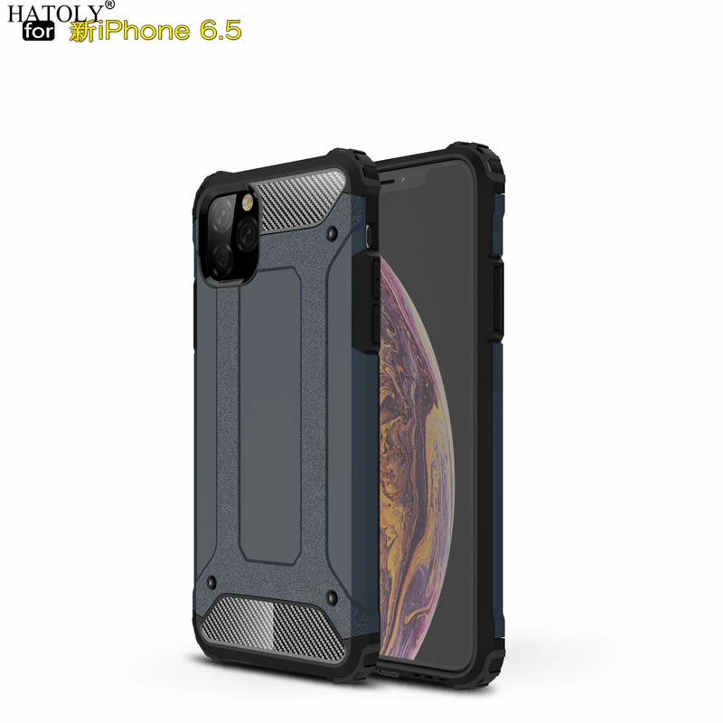 Чехол для iPhone 11 Pro Max 2019 тяжелая бронированная тонкая твердая резиновая прочная