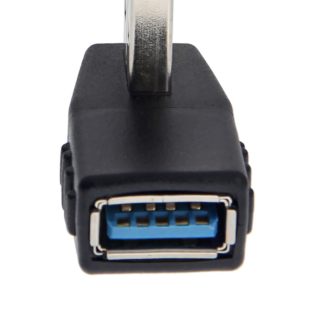 90 градусов левый угол L изгиб Usb 3 0 адаптер Папа мама удлинитель для компьютера и