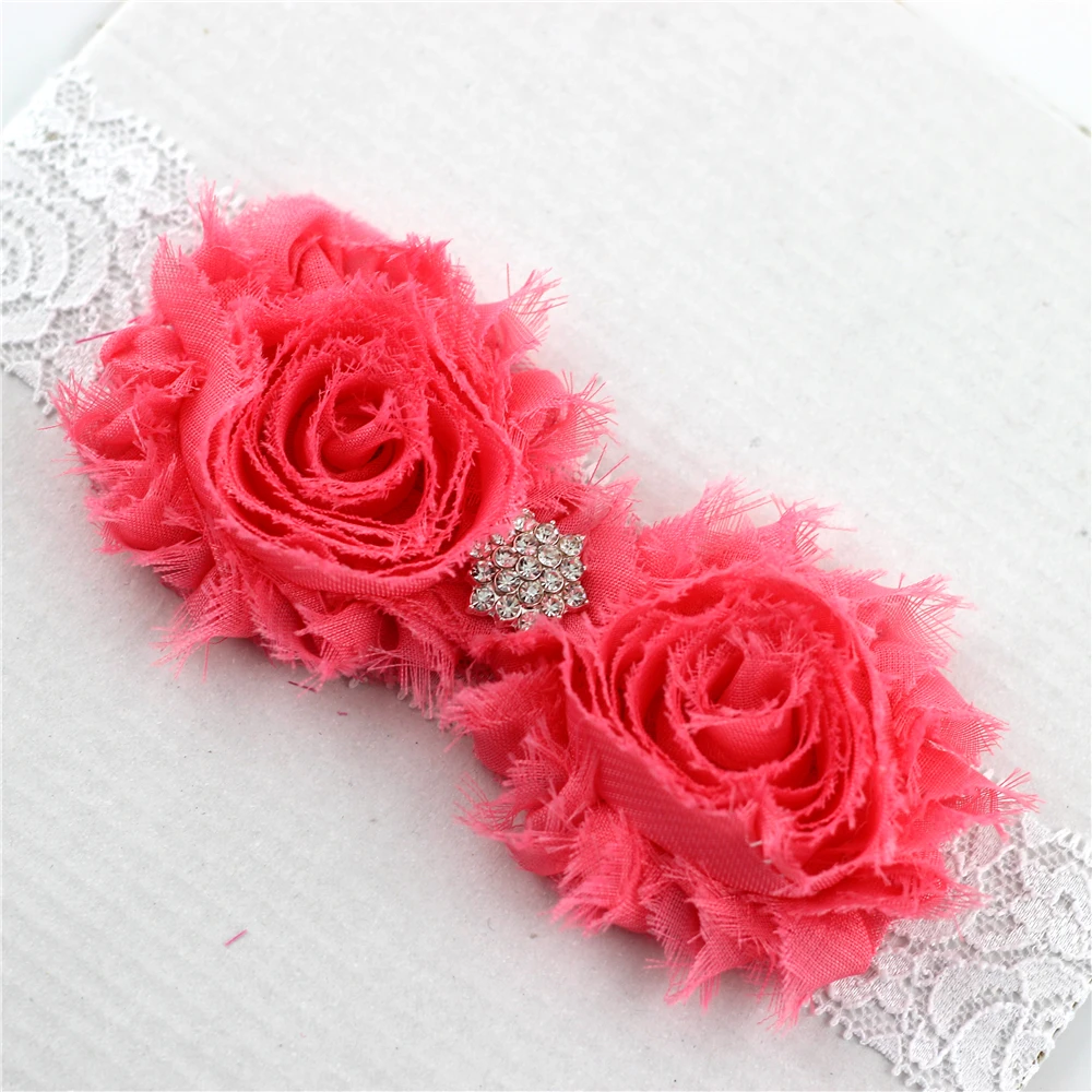 

1 шт.; Выберите размер; Кружевной головной убор с потрепанным цветком для девочек; Детская блестящая Цветочная повязка на голову; Детские акс...