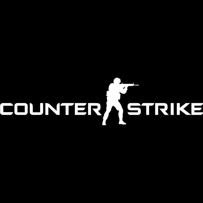 16 см * 3 8 наклейки с логотипом Counter Strike на мотоцикл стену Мультяшные отражающие