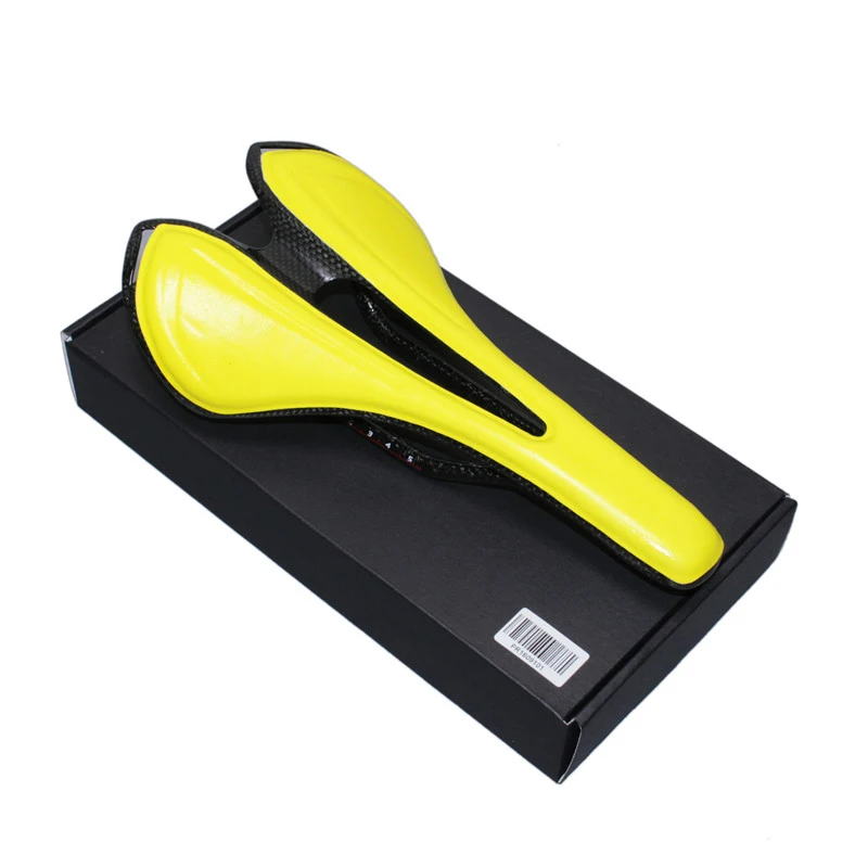 New full carbon fiber + Leather road bike frame / mountain saddle seat cushion Carbon | Спорт и развлечения
