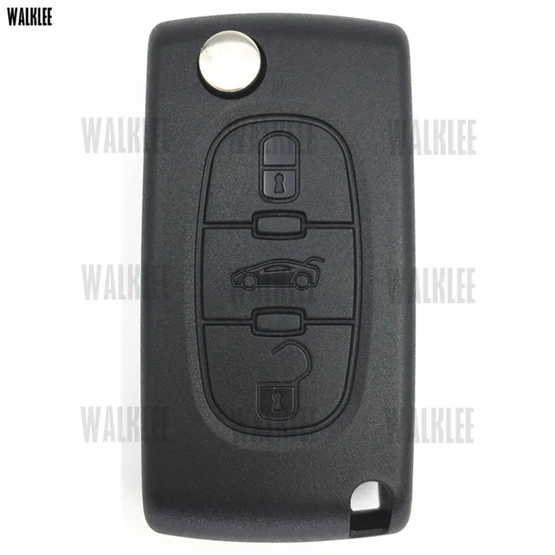 WALKLEE 433 МГц авто дистанционный ключ подходит для Citroen C5/C4/C3/C2/Berlingo/Picasso БЕСКЛЮЧЕВОЙ