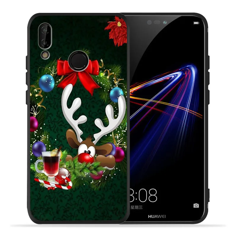 Merry Christmas Mickey для huawei P8 P10 P20 P30 mate 10 20 Honor 8 8X 8C 9 V20 10 Lite Plus Pro Чехол Coque Etui Funda - Цвет: H1437