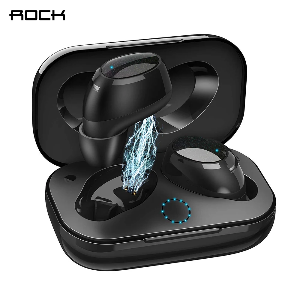 Rock новые мини TWS настоящие Беспроводные стерео Bluetooth наушники с микрофоном