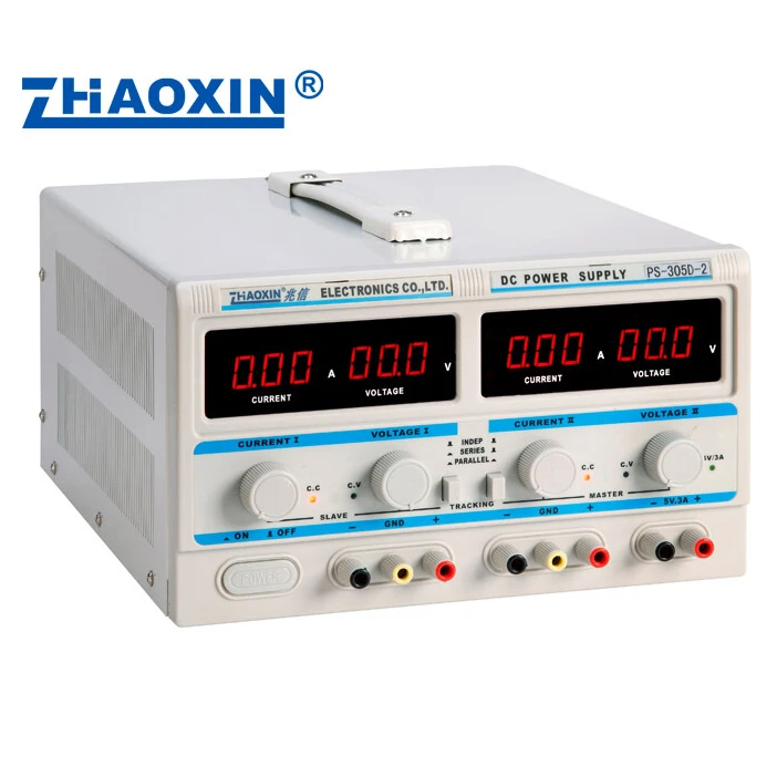 PS 305D II 2 канальный Двойной источник питания постоянного тока 30v 5a фиксированный 5v3a