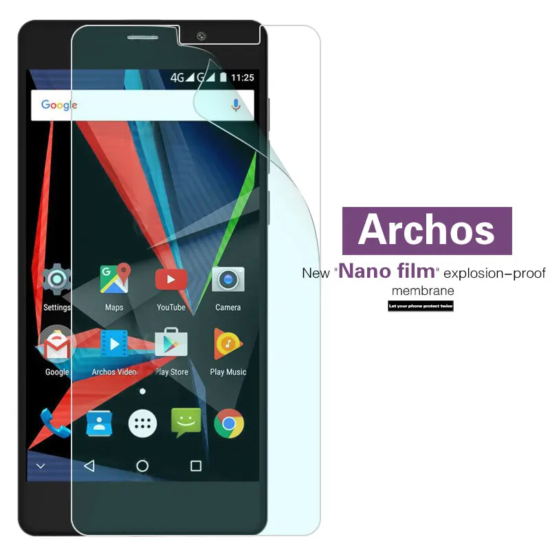 Защитная пленка для экрана Archos 55 Diamond Selfie Helium Plus Ultra Platinum Взрывозащищенная нано