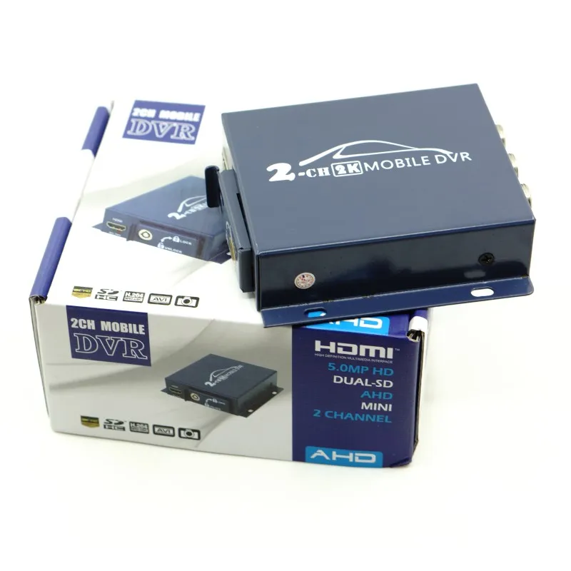 Новинка в реальном времени 5MP DVR 2CH Мини DVR AHD DVR автомобильный Грузовик автобус автомобиль видео запись Мобильный DVR HDMI CVBS AHD с дистанционным управлением