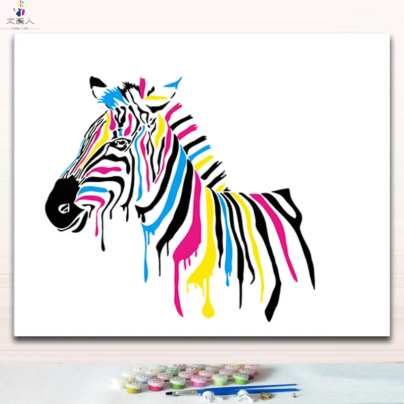 Лошади с галстук-бабочка художественные фотографии рисунка красками по номерам