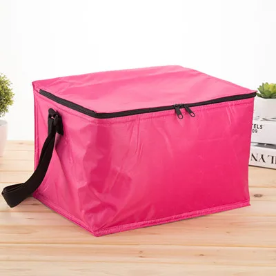rose red Laumango 20L одноцветное Термальность кулер сумки очень большой пикник сумка Box поездок барбекю льдом аксессуары поставки продукции - Цвет: rose red