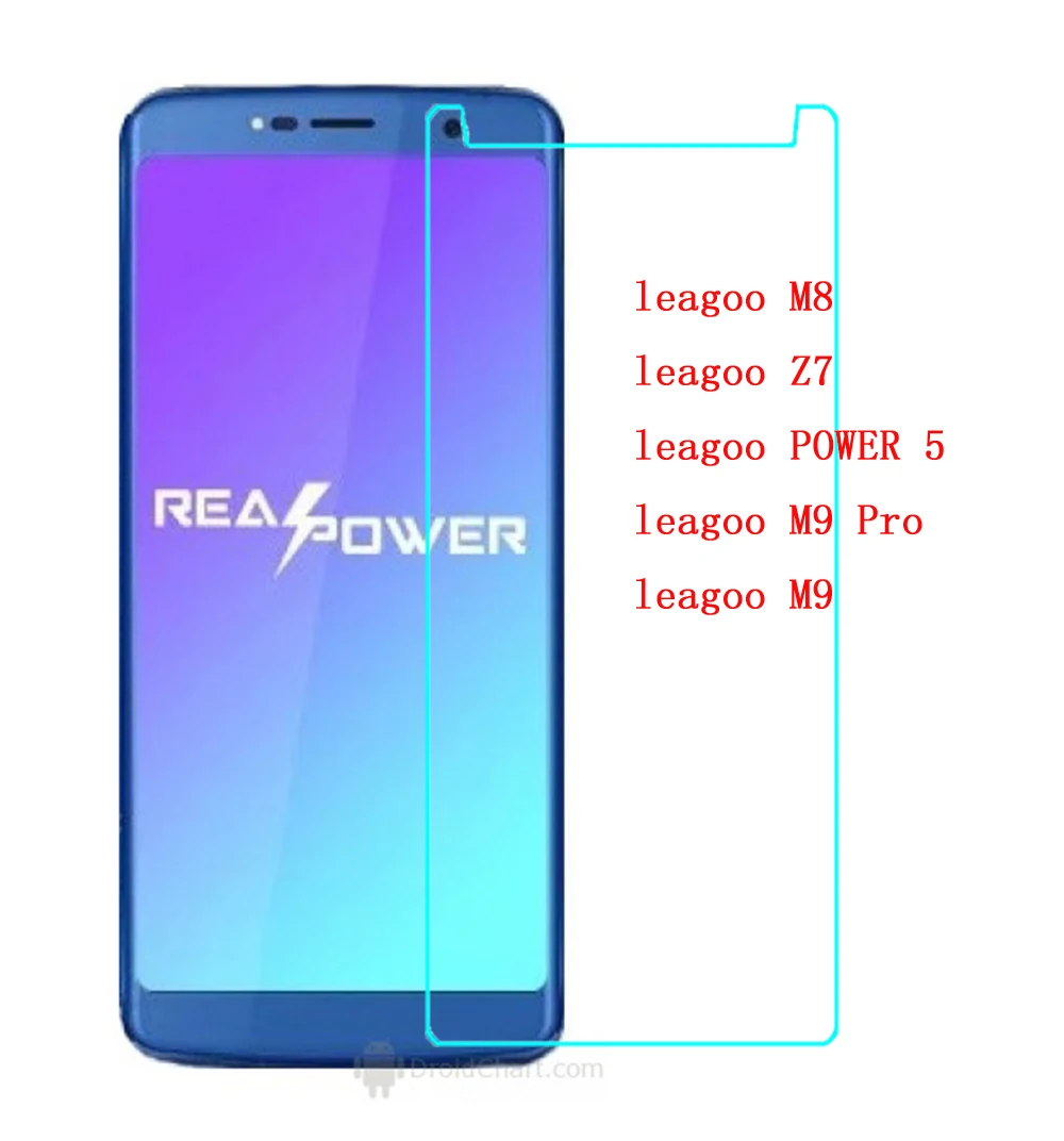 Закаленное стекло премиум класса для Leagoo POWER 5 Z7 Защитная пленка M8 / Pro 7 &quot 100%
