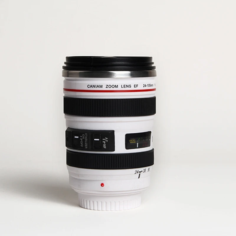 Креативная чашка в форме объектива камеры дорожные чашки для кофе и чая из