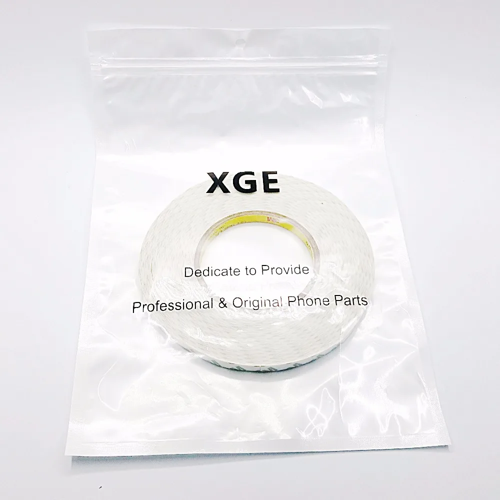 XGE 1 рулон 5 мм белая двусторонняя клейкая лента-наклейка для Iphone 6s 6 7 5s Ipad air 3 2 Moto LG htc экран ЖК-Ремонт починка