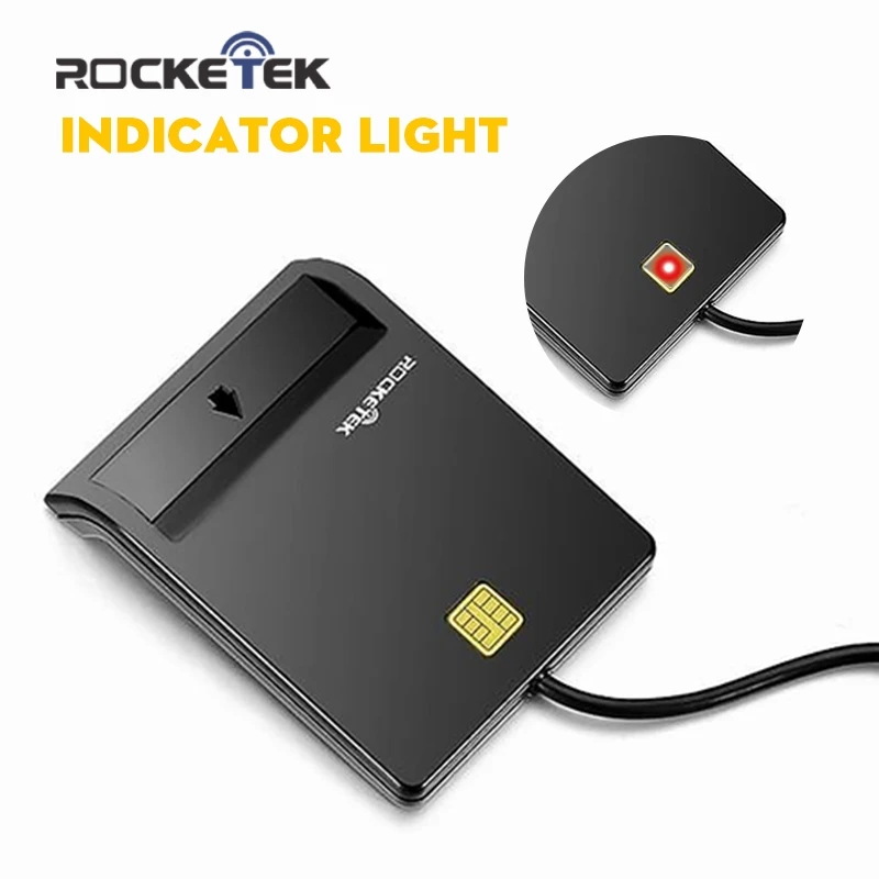 Rocketek USB 2 0 смарт кардридер CAC ID/банковская карта/sim карта cloner разъем адаптер ПК