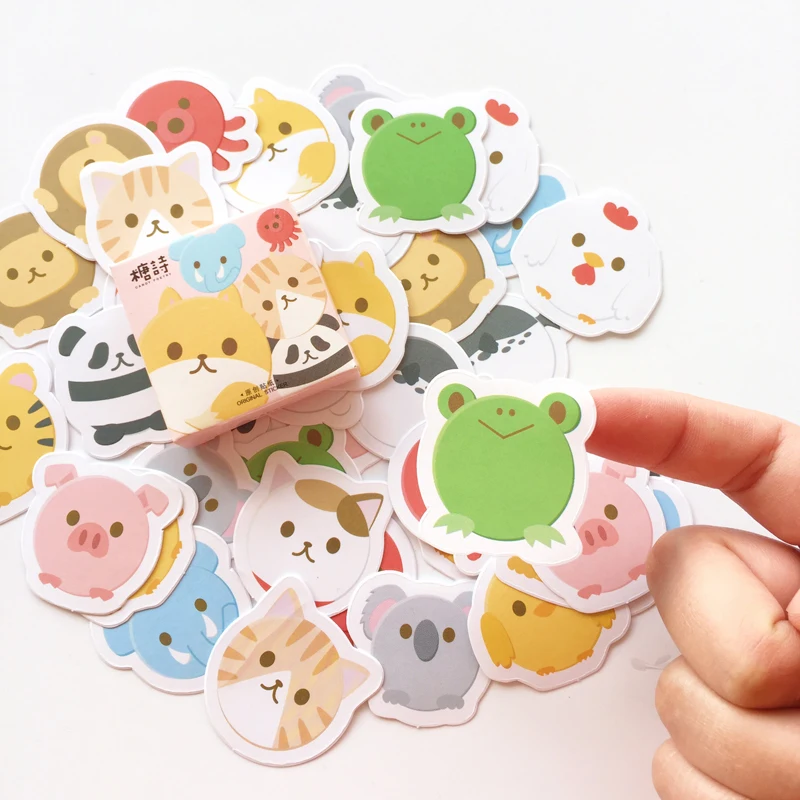 45 искусственных наклеек в виде панды свиньи кролика|gift gifts|gifts bookmarksgift diy |
