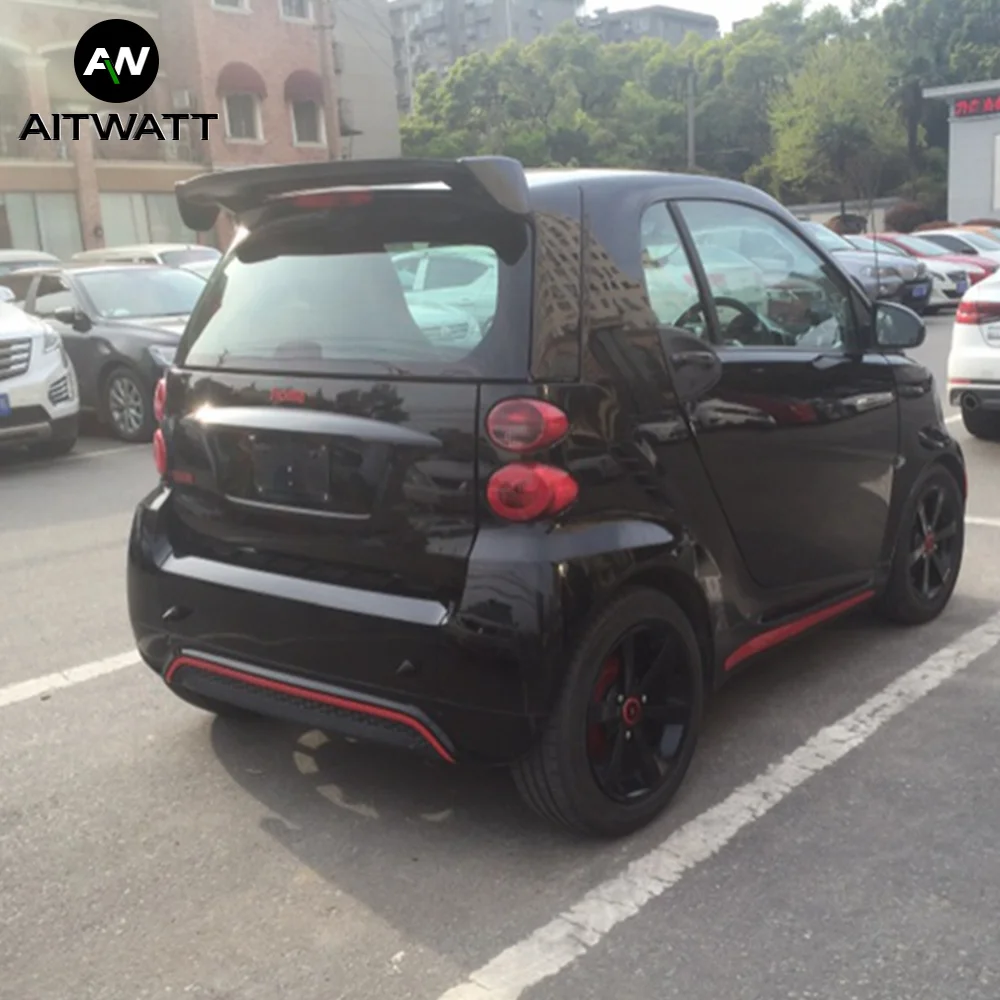 Спойлер AITWATTFor Merced Benz Smart Fortwo Foufour 451 453 2009 2017 АБС пластик без краски задний спойлер