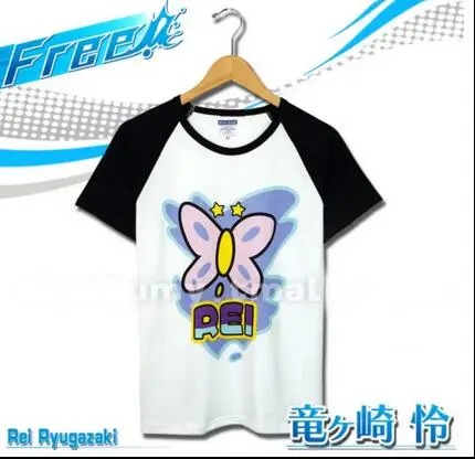 Free! Iwatobi Club Makoto Tachibana Huruka Rei Nagisa T-shirt tee t shirt | Мужская одежда