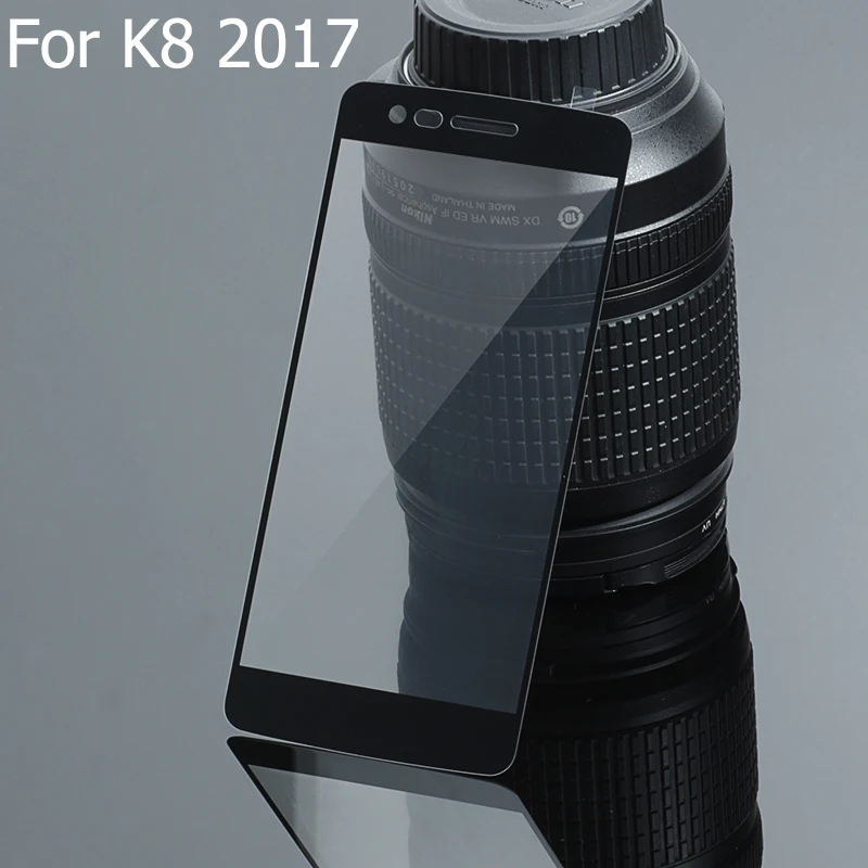 Закаленное стекло 2.5D с полным покрытием для LG K10 K8 2018 2017 Защитная пленка экрана V30