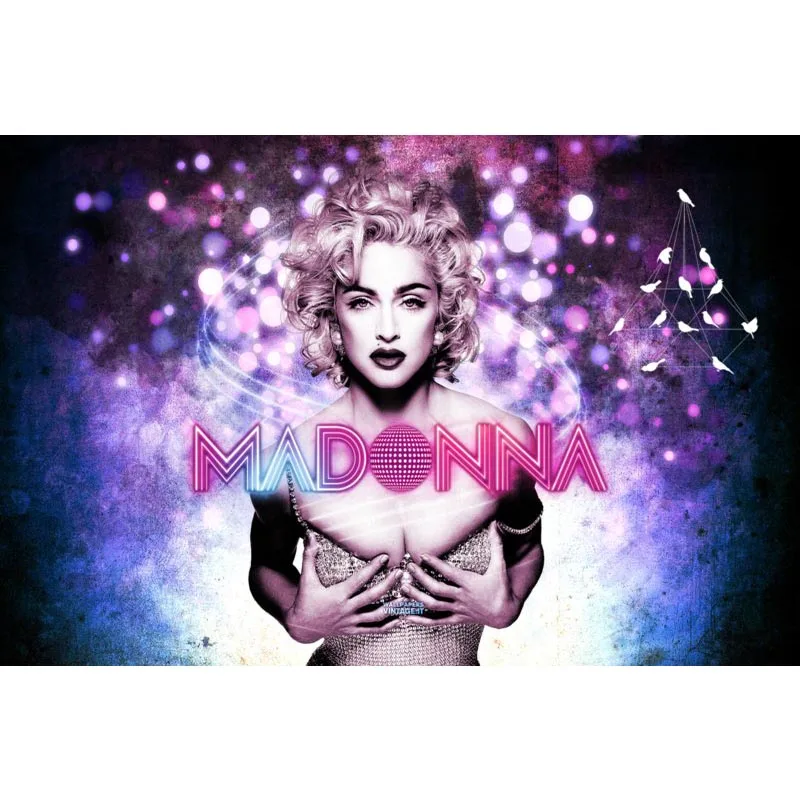 Madonna холст ткань тканевый плакат пользовательские граффити Печать на холсте