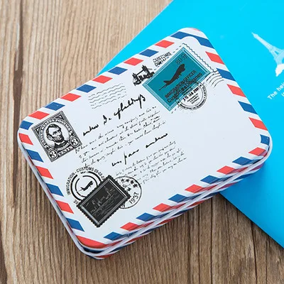 1 шт. горячая Распродажа новинка модный прямоугольный жестяной лист маленькая