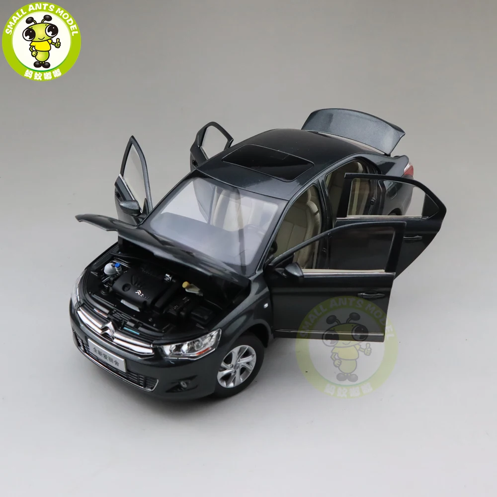 1/18 Citroen C-Elysee CElysee литая модель автомобиля игрушки дети мальчик девочка подарки на день рождения серый