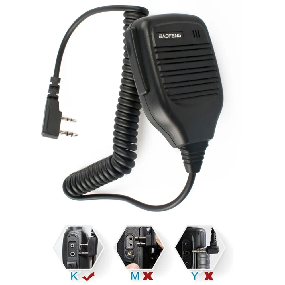 Baofeng двухсторонняя радиостанция WALKIE TALKIE mic transceiver ручной микрофон для детской