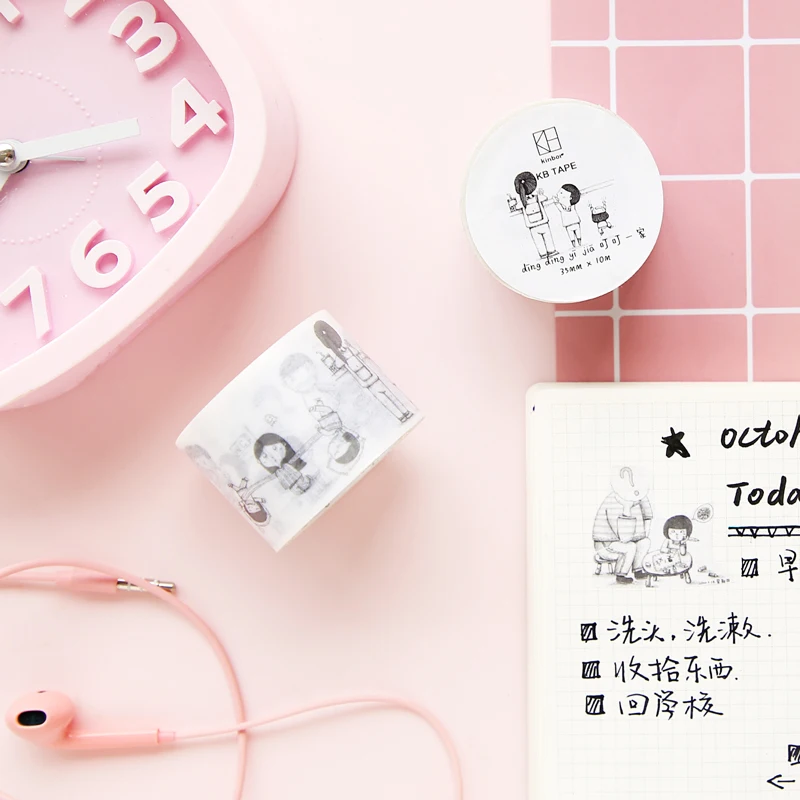 Декоративная Маскировочная лента Kinbor A lovely Boy's Day DIY Crafts Washi Tape для скрапбукинга